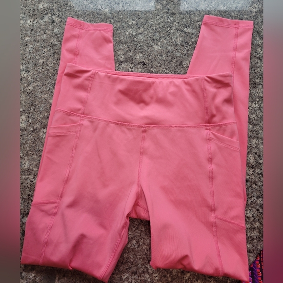 Nike Pro Dri-Fit M Medium Avia LOT Pink Purple Leggings with Geometric Pattern - Picture 10 of 11